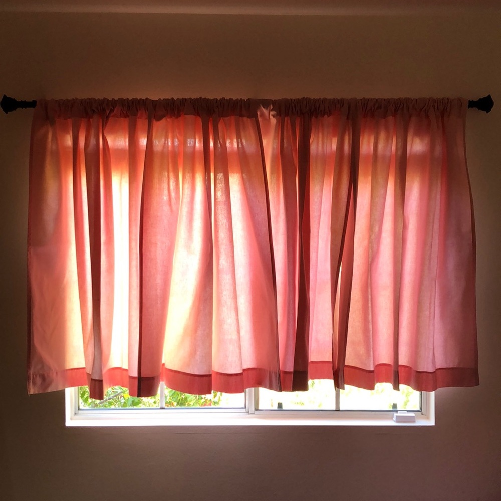 (4) Pink Pottery Barn Kids Curtains